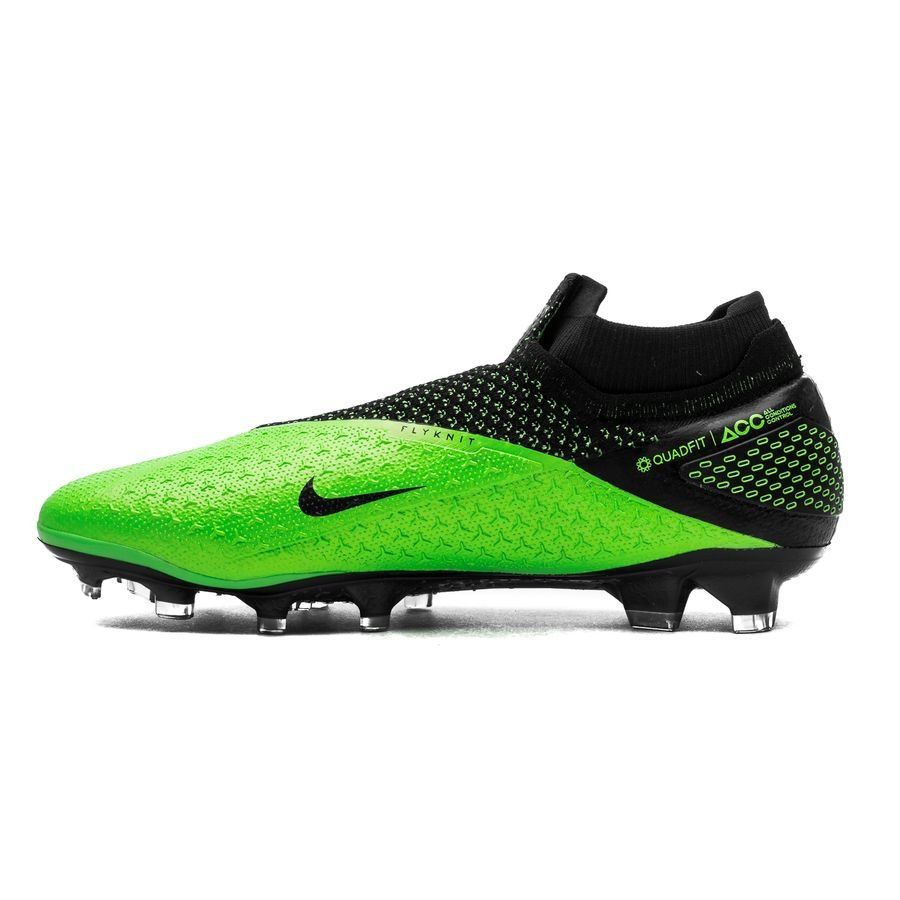 Nike Phantom Vision 2 Elite DF FG LAB2 - Black/Metallic Platinum