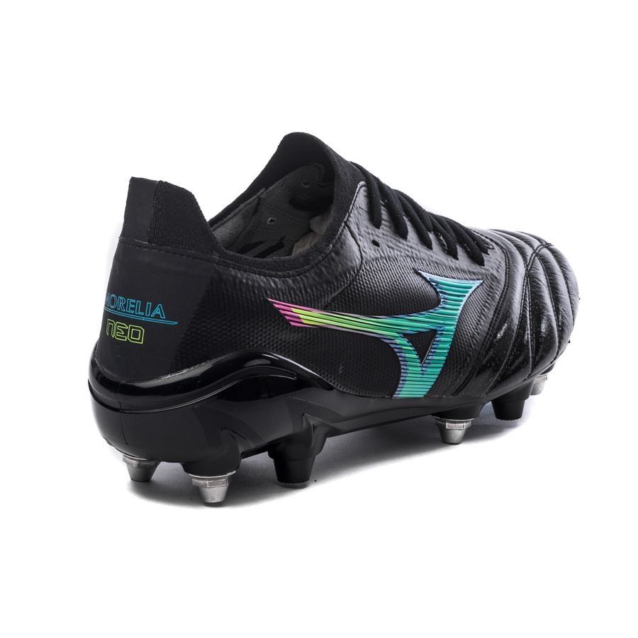 Mizuno Morelia Neo III Made in Japan SG Cyber - Black/Blue Atoll