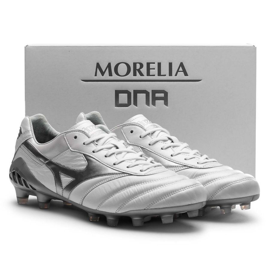Mizuno Pre-Future Morelia DNA Made in Japan FG - White/Silver