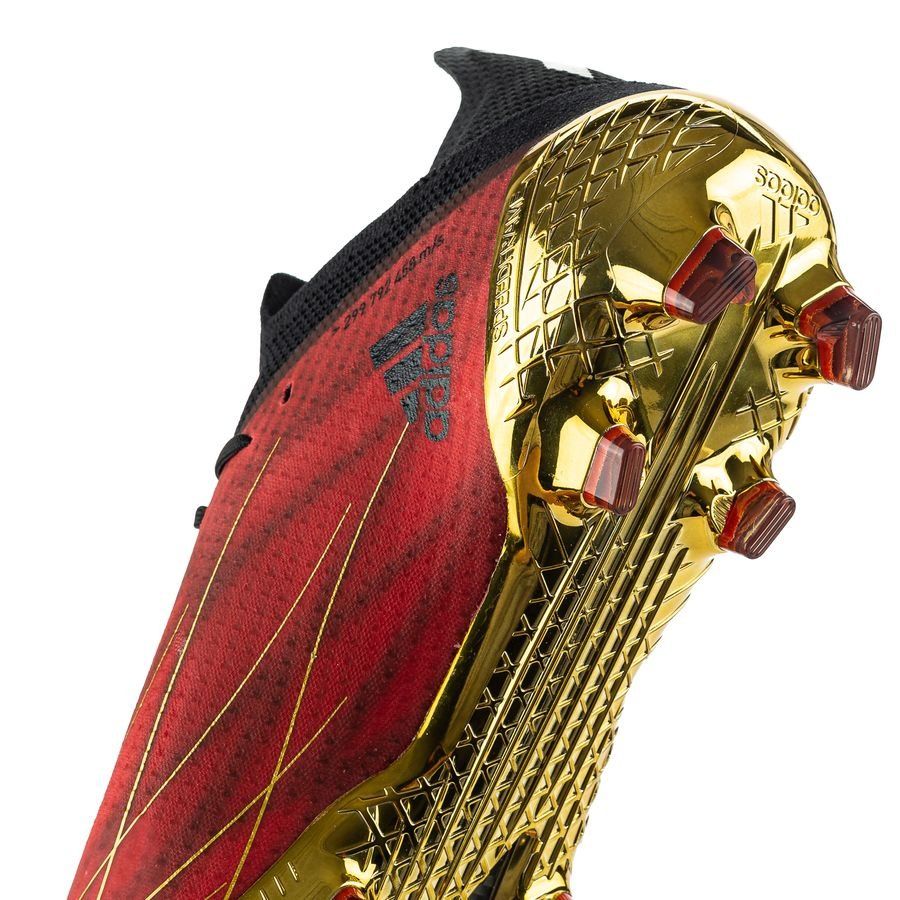 adidas X Speedflow .1 FG Showdown - Vivid Red/Gold Metallic/Core Black