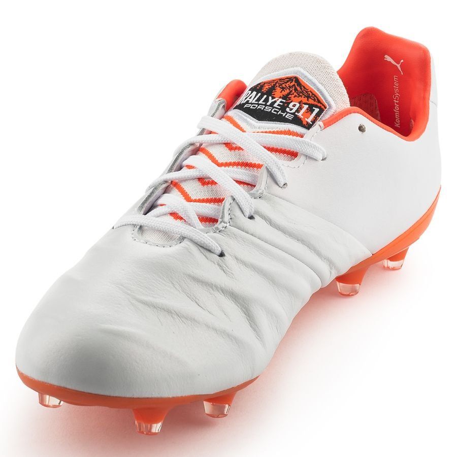 PUMA King Platinum 21 FG/AG Porsche Rallye - PUMA White/Energy Red