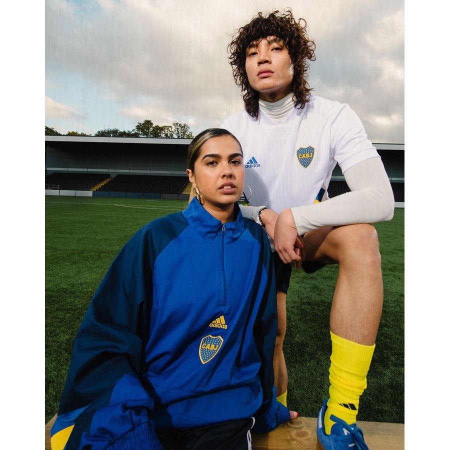 Boca Juniors Training Jacket Icon - Core Royal/Night Navy/Yellow