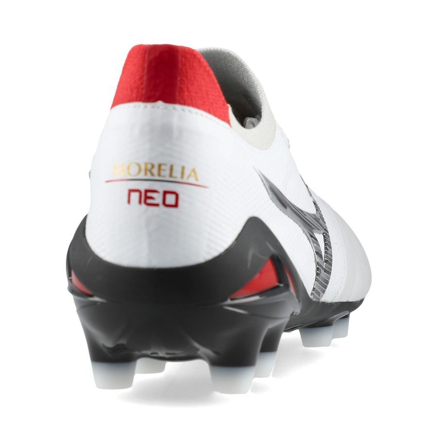Mizuno Morelia Neo IV Beta Made in Japan FG - White/Black/Chinese Red