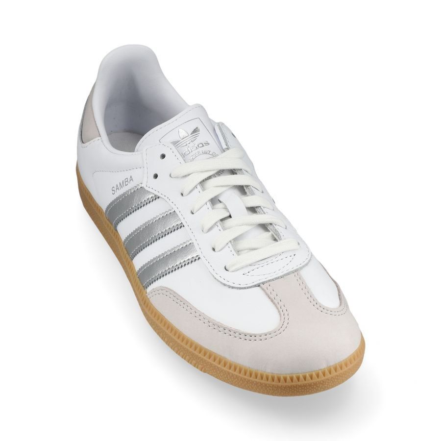 adidas Originals Samba OG - Footwear White/Silver Metallic/Grey