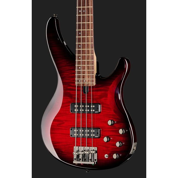Yamaha TRBX604FM Dark Red Burst – United States