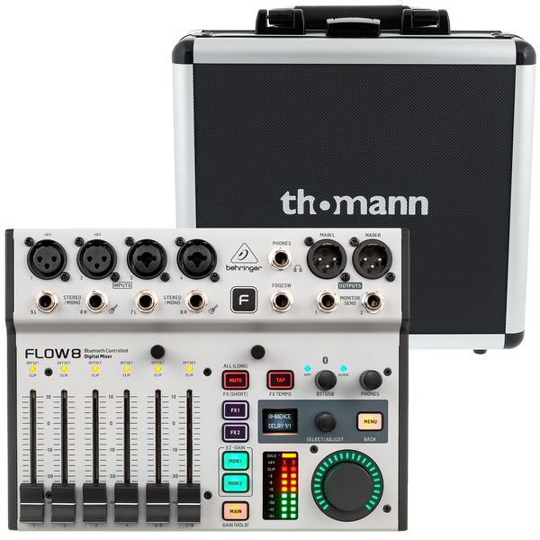 Behringer Flow 8 Case Bundle – United States
