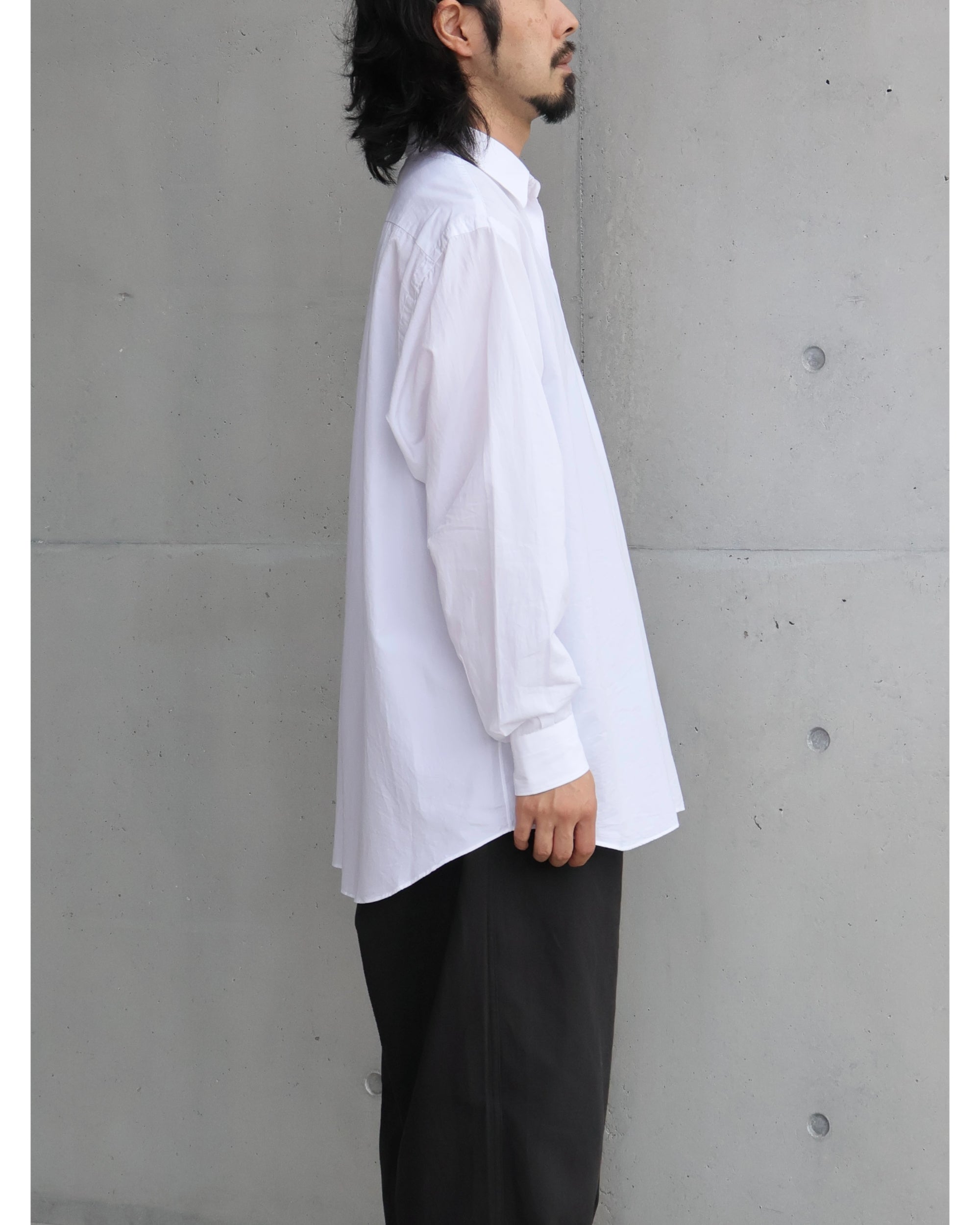 コモリ シャツ WHITE – TIME AFTER TIME
