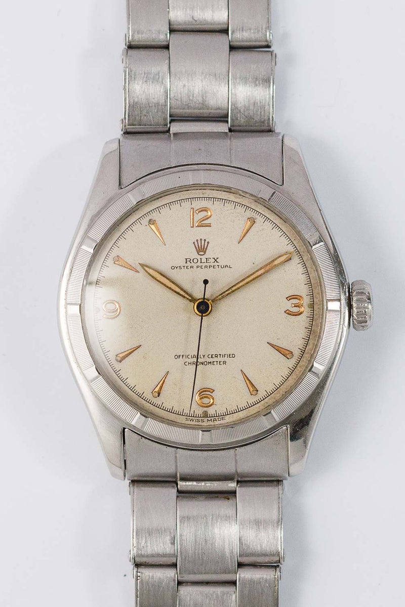 ROLEX Semi Bubble back ref.6107 Super Oyster Case – TIMEANAGRAM