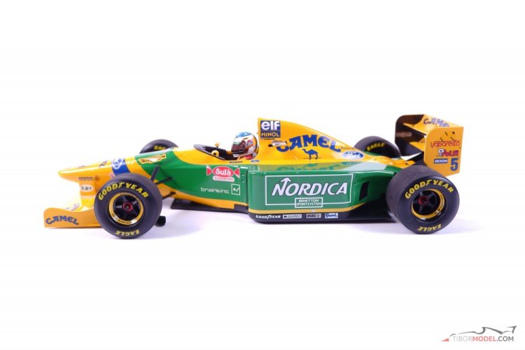 Model car Benetton B193 Schumacher 1993, 1:18 Minichamps