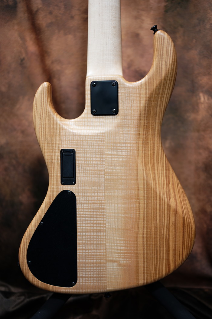 Wood Custom Guitars Vibe-5 Buckeye Burl / ベース専門店 タイズストア