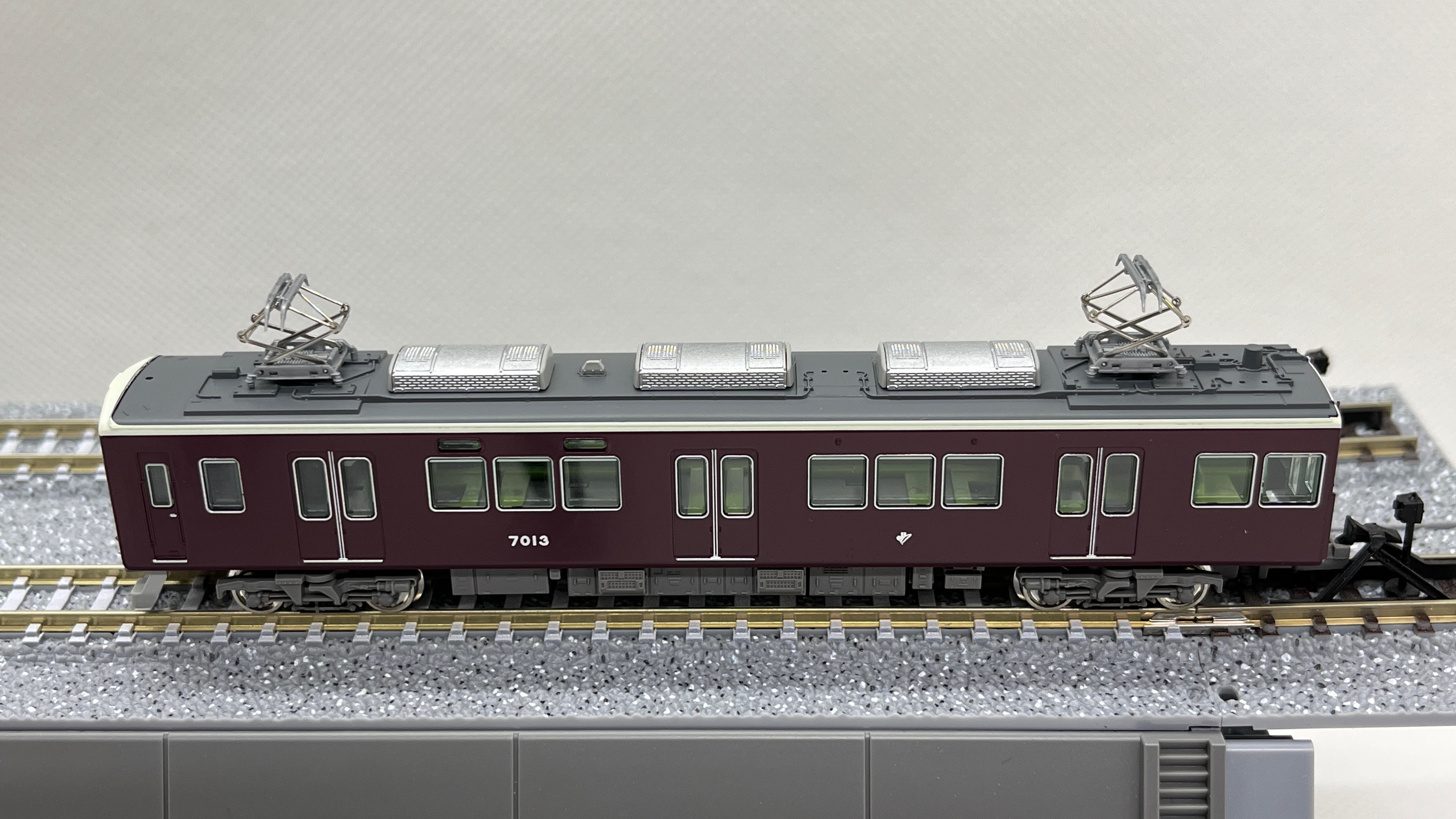 阪急7000系リニューアル車（グリーンマックス・N）入線レビュー