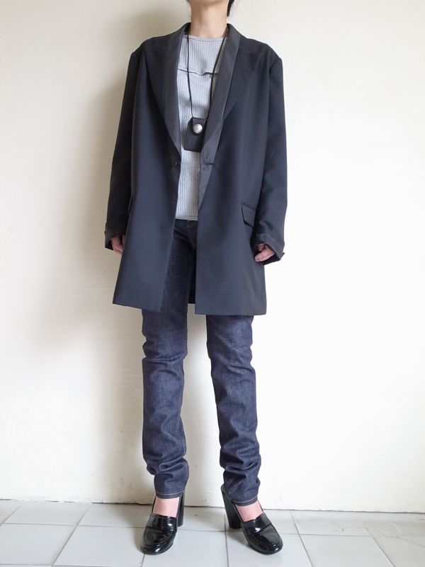 black means お守りケースネックレス・ブラック×シルバー - tity