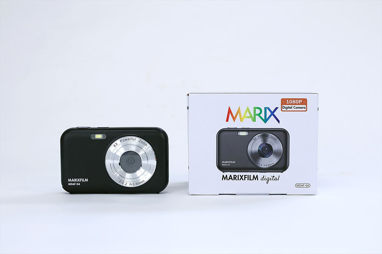 MARIX コンパクトデジカメ WEBカメラ機能あり MicroSDカード32GB付