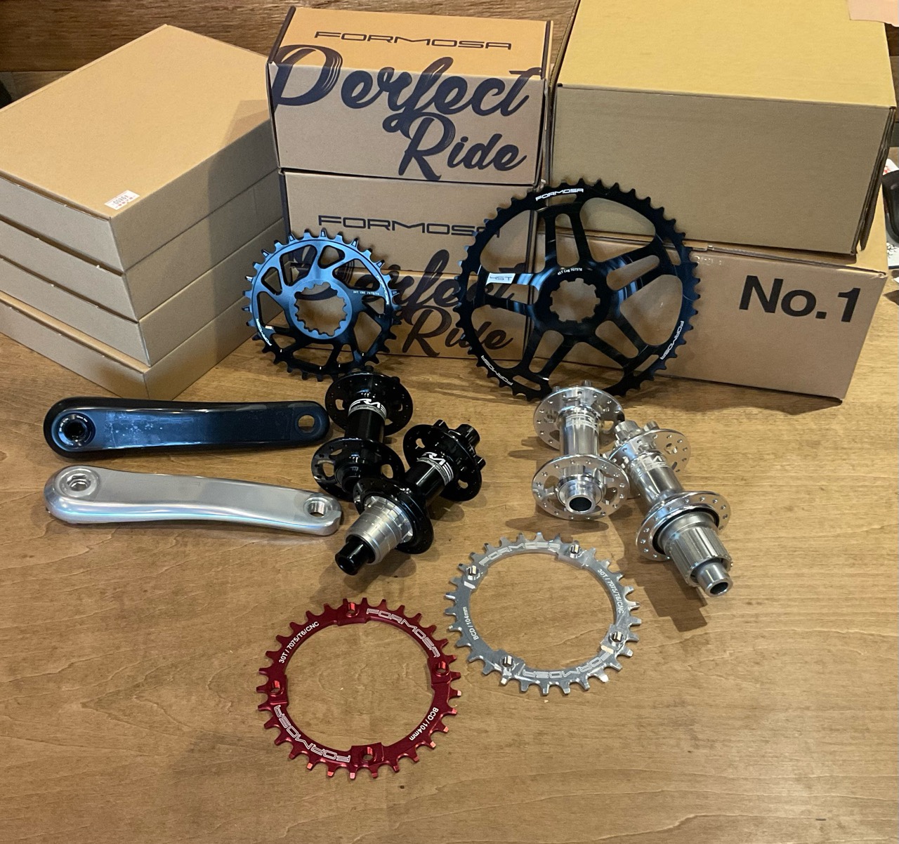 FORMOSA クランクアーム 165mm チェーンリング 30t BB セット FORMOSA