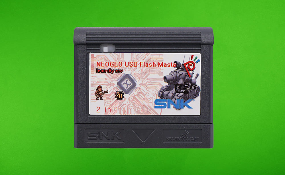 ネオジオポケットシリーズに新しいフラッシュカートリッジが登場！初回