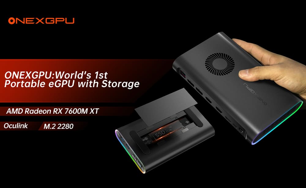 世界最小クラスのeGPU「ONEXGPU」クラウドファンディングを開始