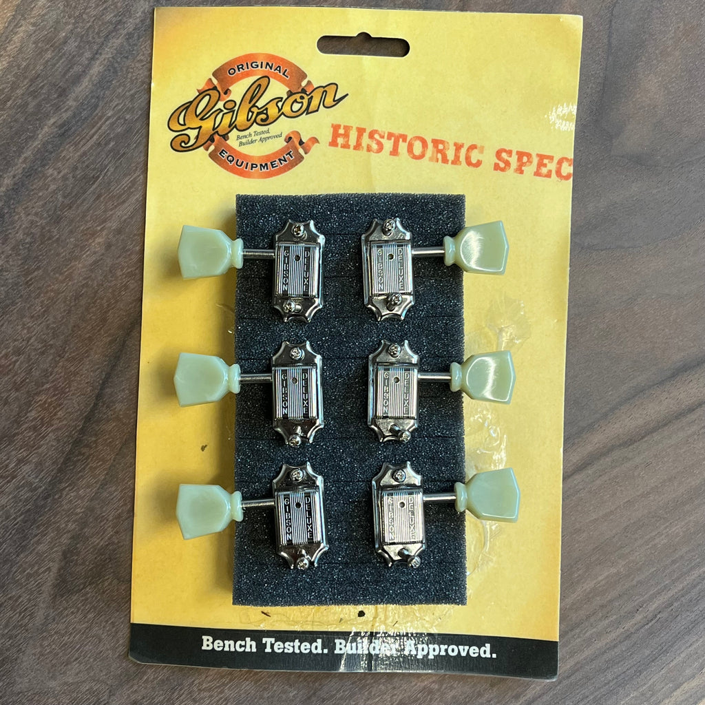 Gibson Historic Spec Deluxe Reissue-style Tuner Set - Nickel