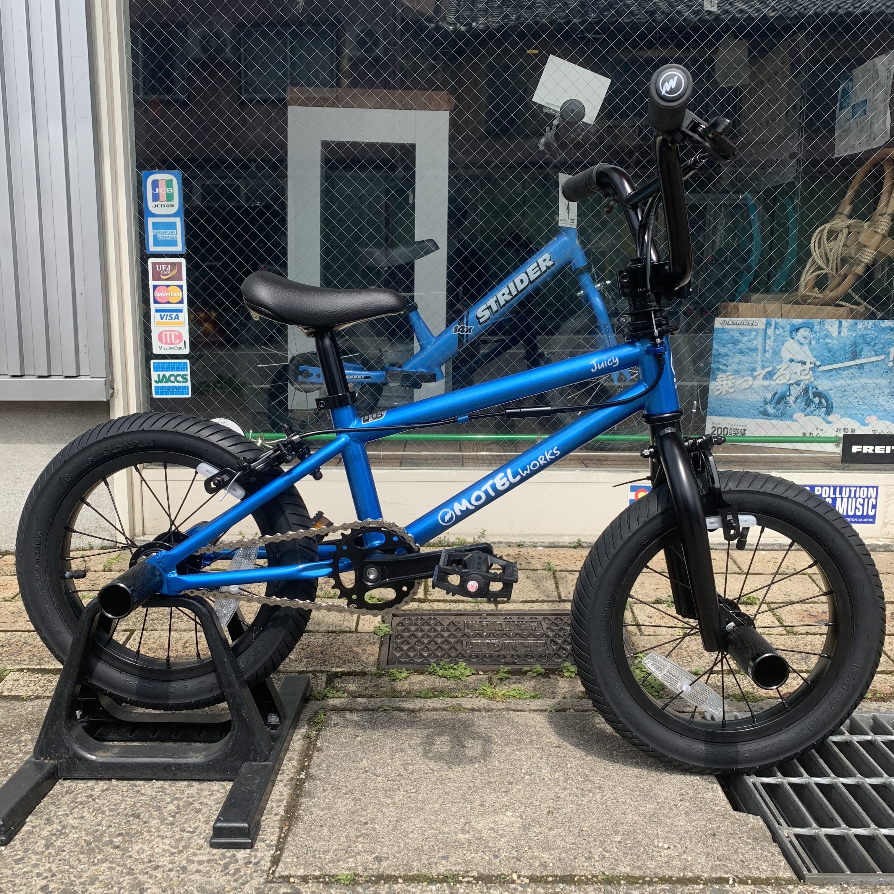 富山 KIDS 14インチ本格BMX 自転車デビューにも！モーテルワークス