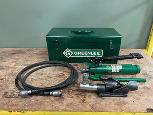 Used Greenlee 800 Cable Bender with 1725 Hydraulic Foot Pump