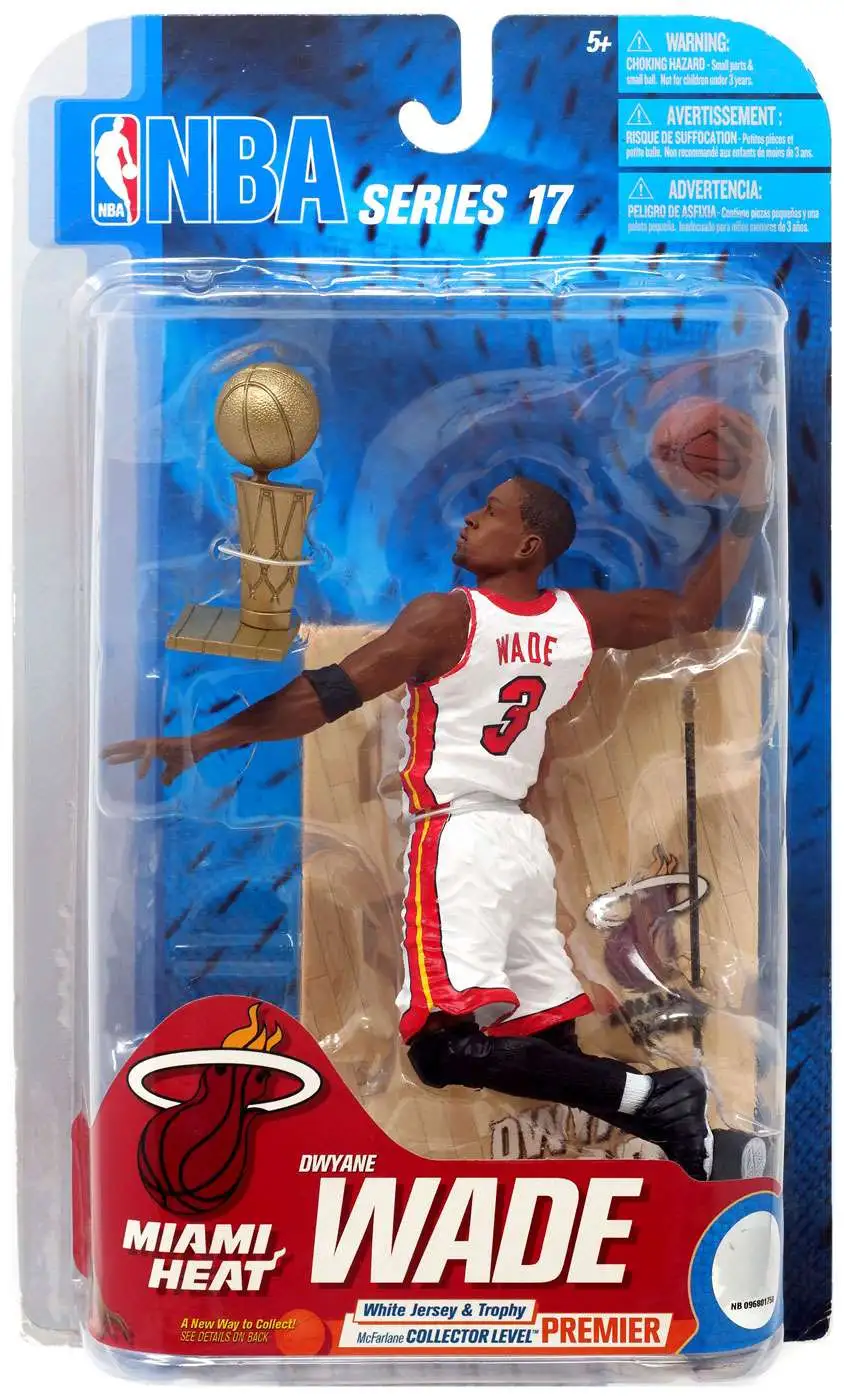 McFarlane Toys NBA Miami Heat Sports Basketball Series 17 Dwyane
