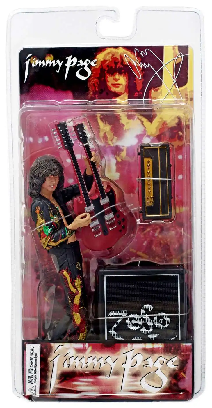 NECA Led Zeppelin Jimmy Page 7 Action Figure - ToyWiz