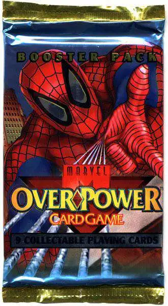 Marvel OverPower Card Game Marvel Base Set Booster Pack Fleer - ToyWiz