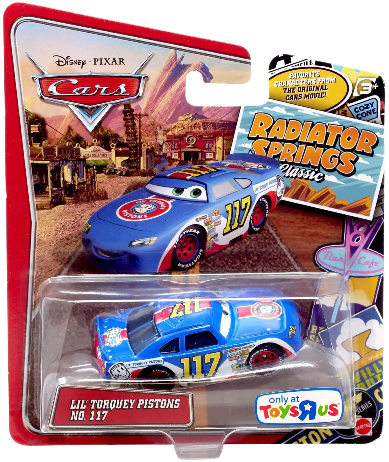 Disney Pixar Cars Radiator Springs Classic Lil Torquey Pistons