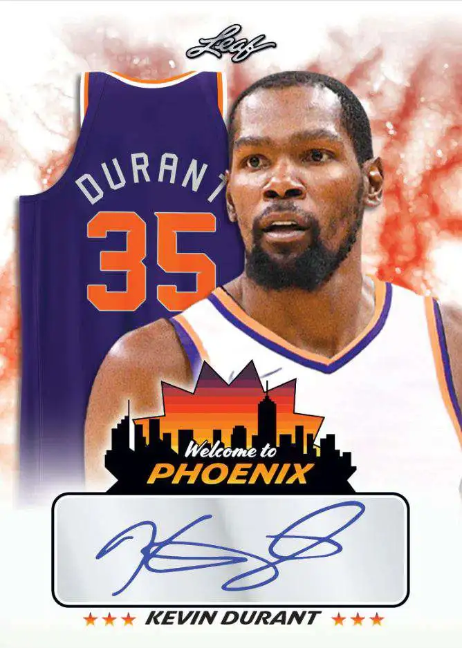 NBA Leaf 2023 Leaf Welcome to Phoenix Kevin Durant Autographed