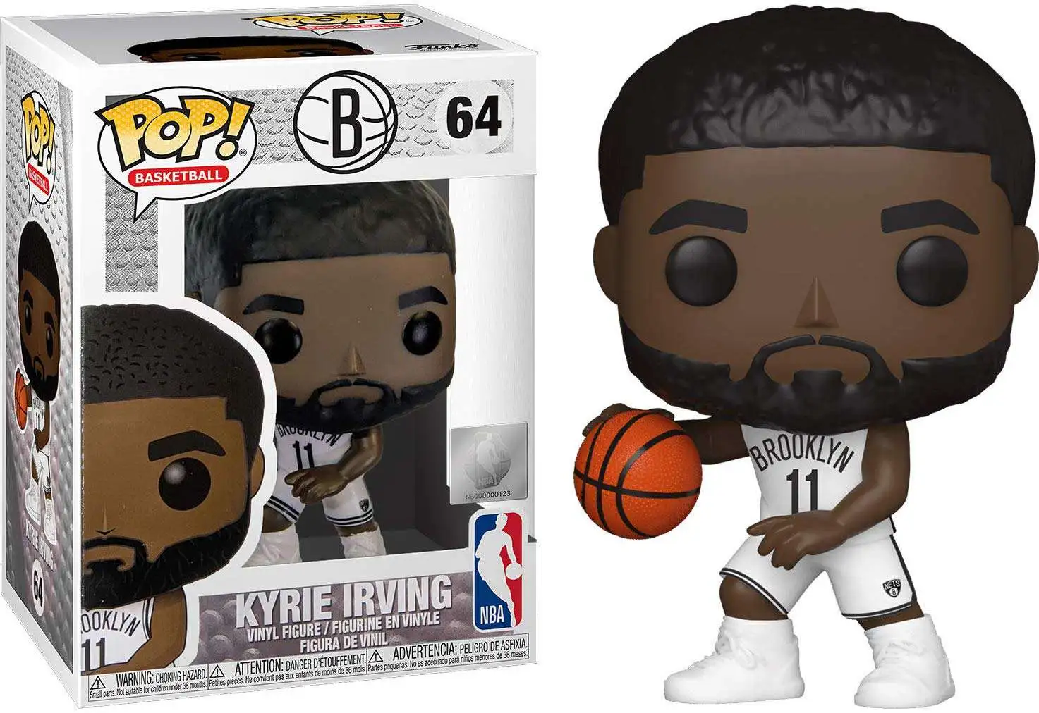 Funko NBA Brooklyn Nets POP Basketball Kyrie Irving Vinyl Figure