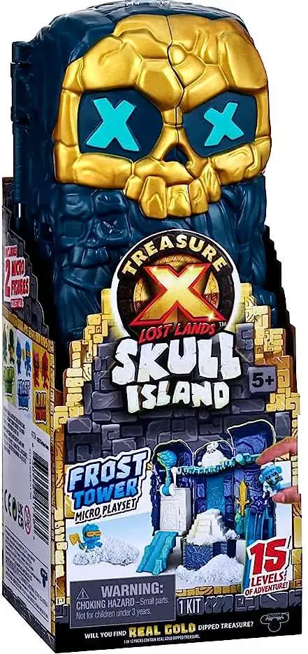 Treasure X Lost Lands Skull Island Frost Tower Micro Playset with