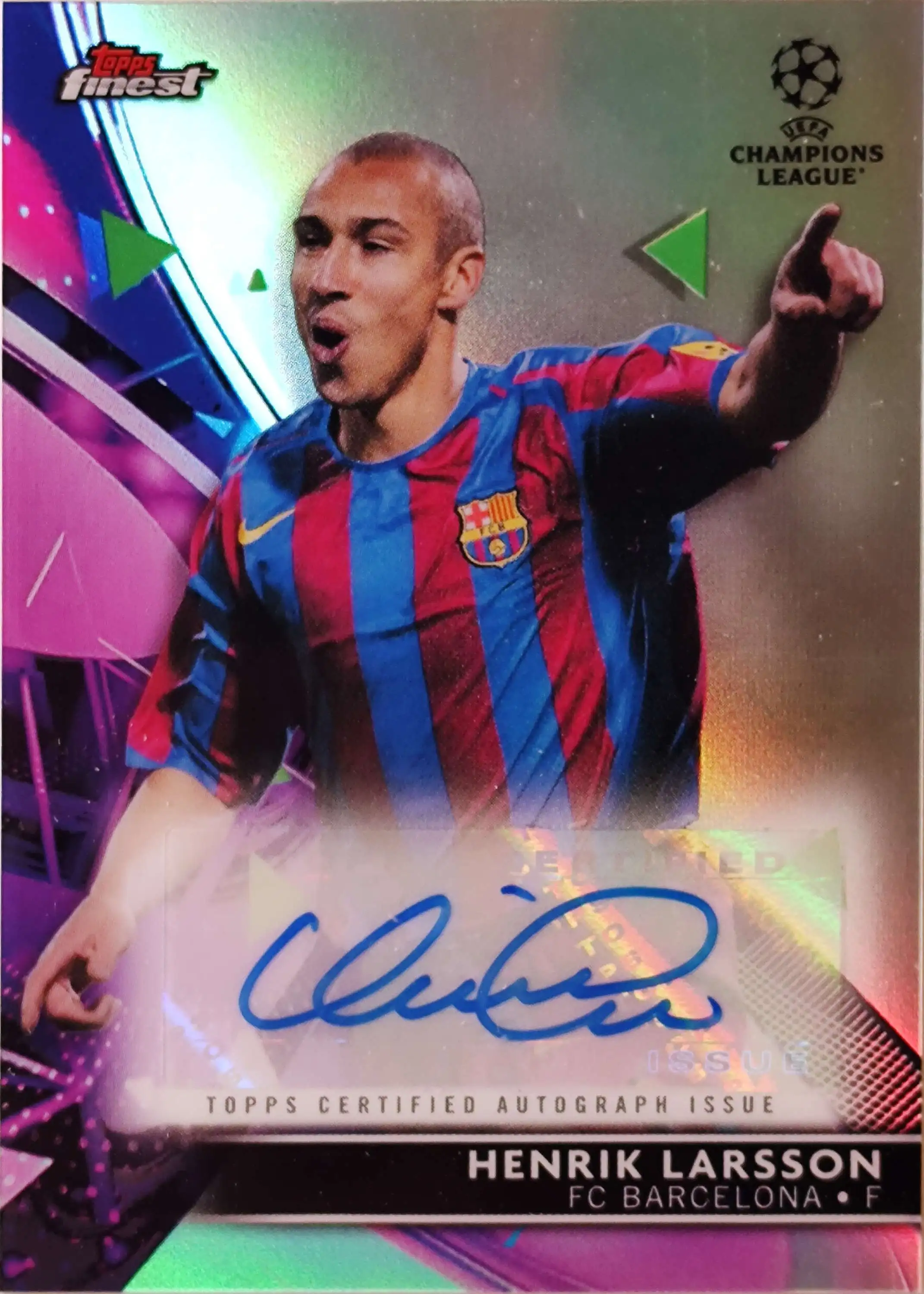UEFA 2020-21 Topps Finest Champions League Single Card Henrik
