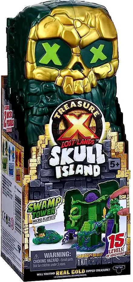 Treasure X Lost Lands Skull Island Swamp Tower Micro Playset with