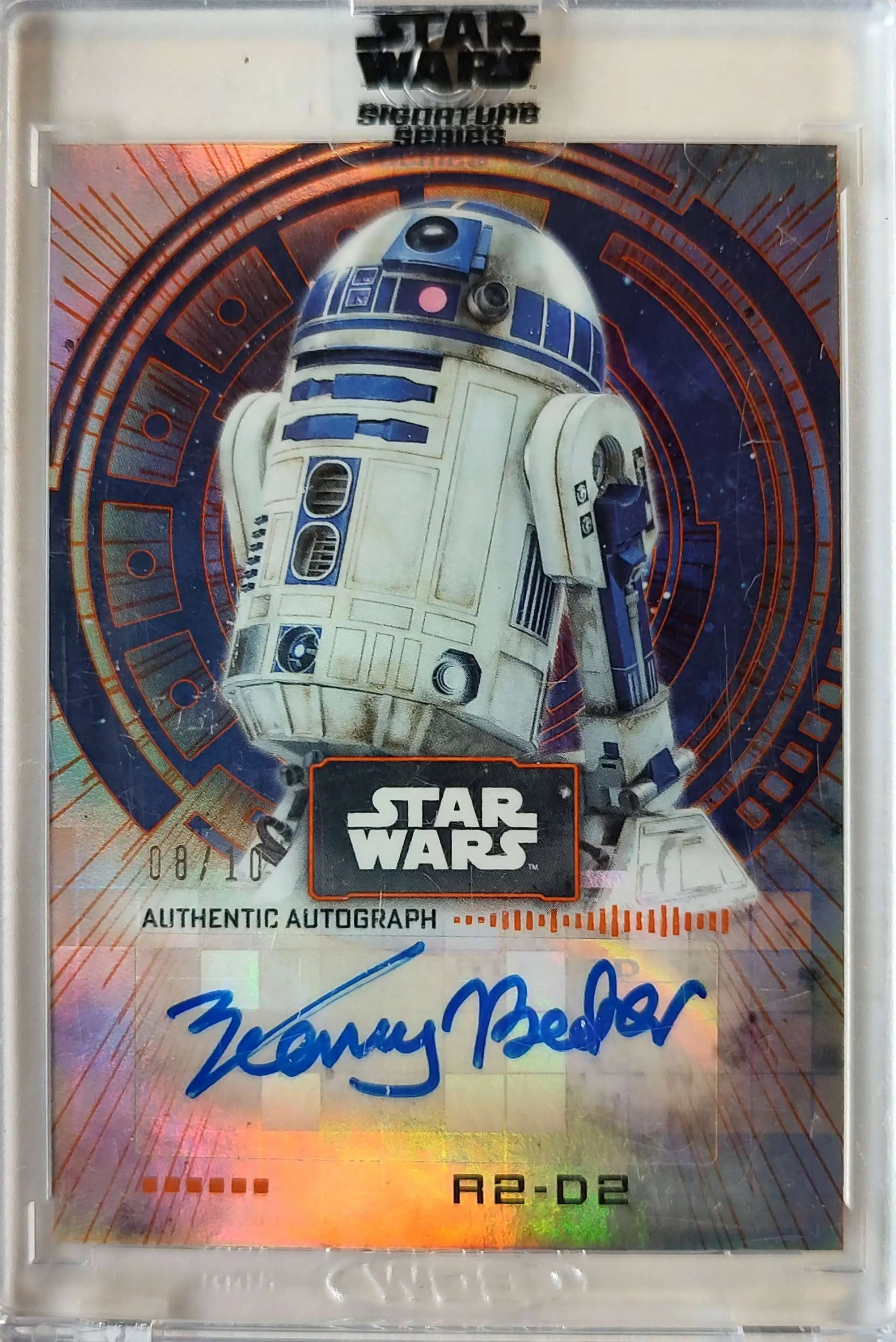 Star Wars Topps 2022 Signature Series Single Card Orange 810 Kenny