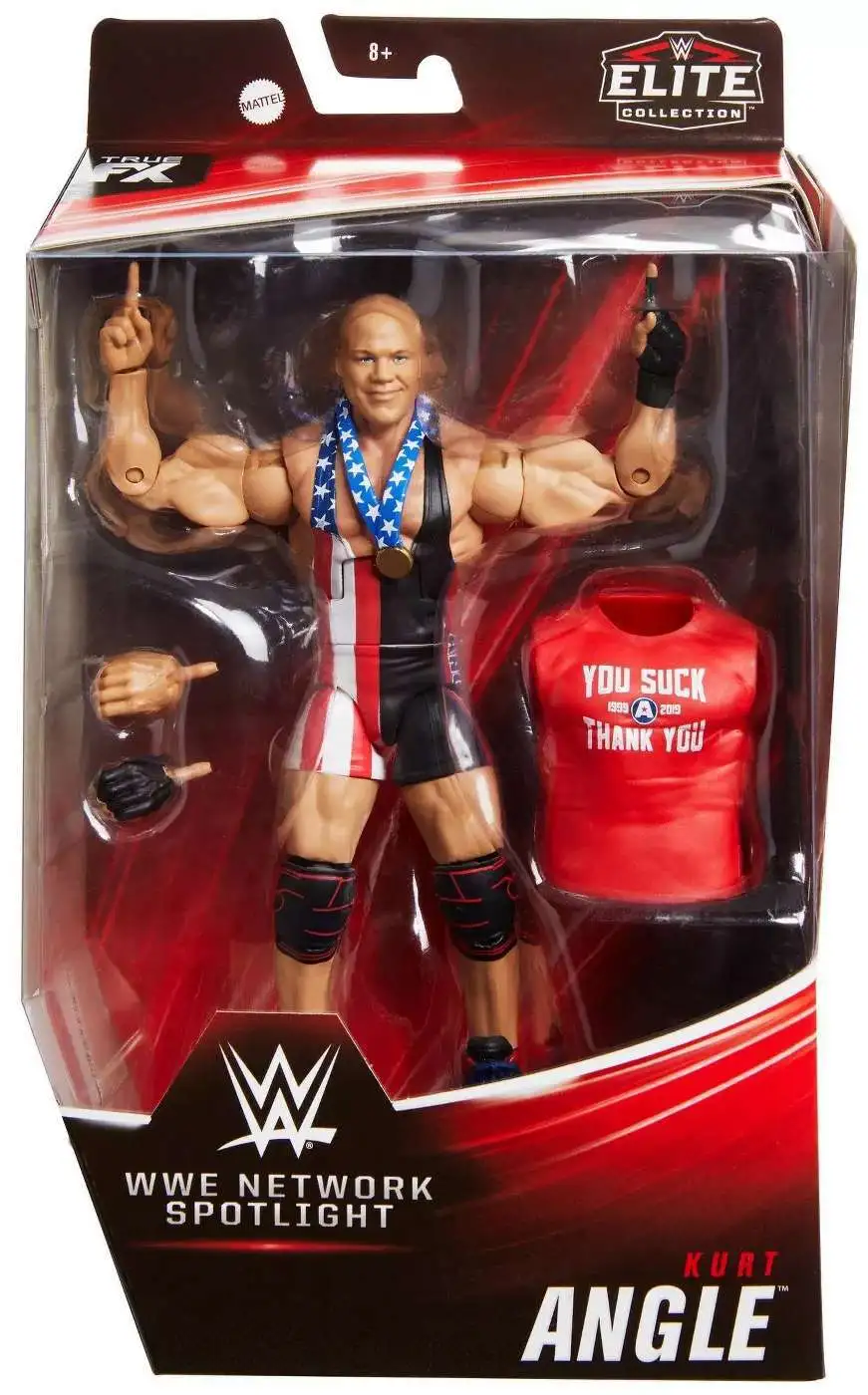 WWE Wrestling Elite Network Spotlight Kurt Angle Exclusive 6