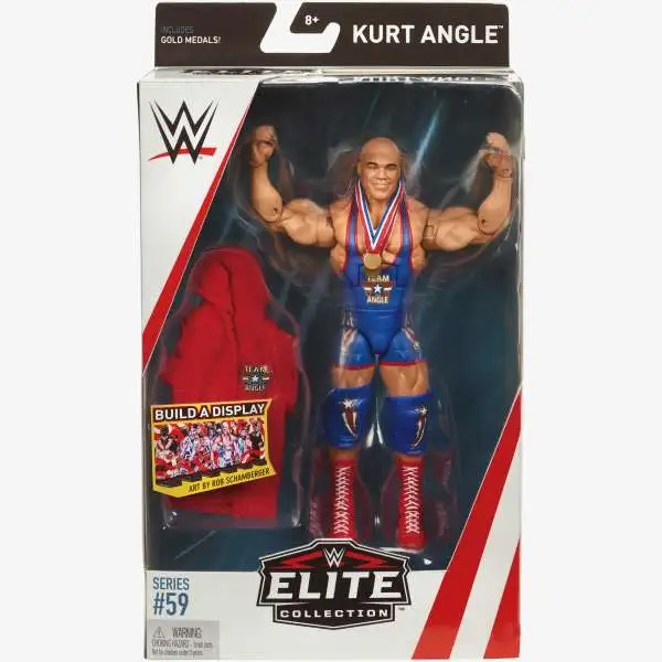 WWE Wrestling Elite Collection Series 59 Kurt Angle 7 Action