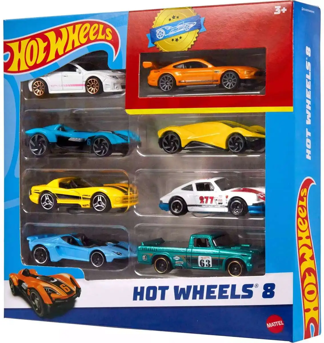Hot Wheels Hot Wheels 8 164 Diecast Car 8-Pack 8 RANDOM Cars