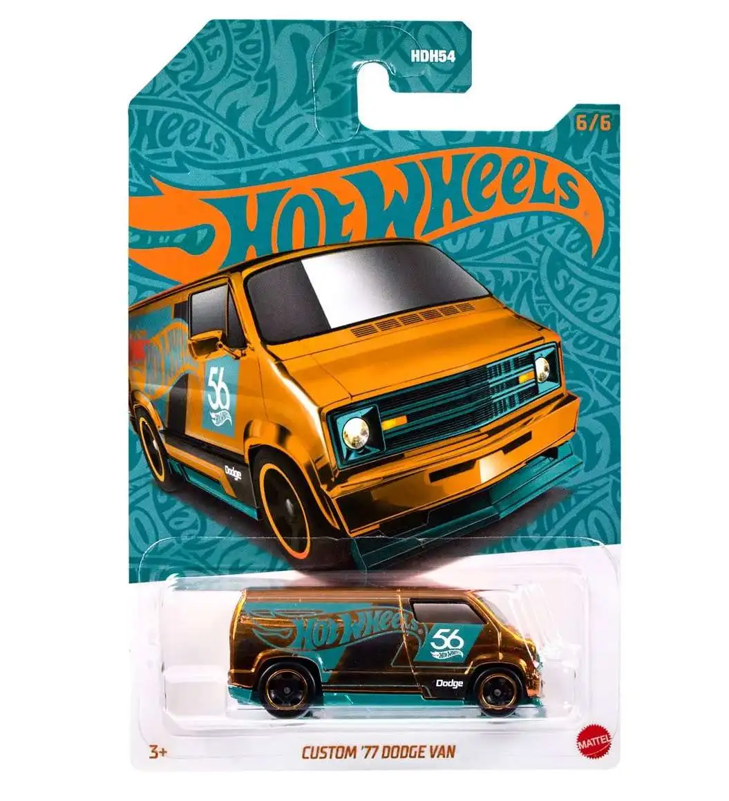 Hot Wheels 56th Anniversary 2024 Pearl Chrome Series 2 Custom 77