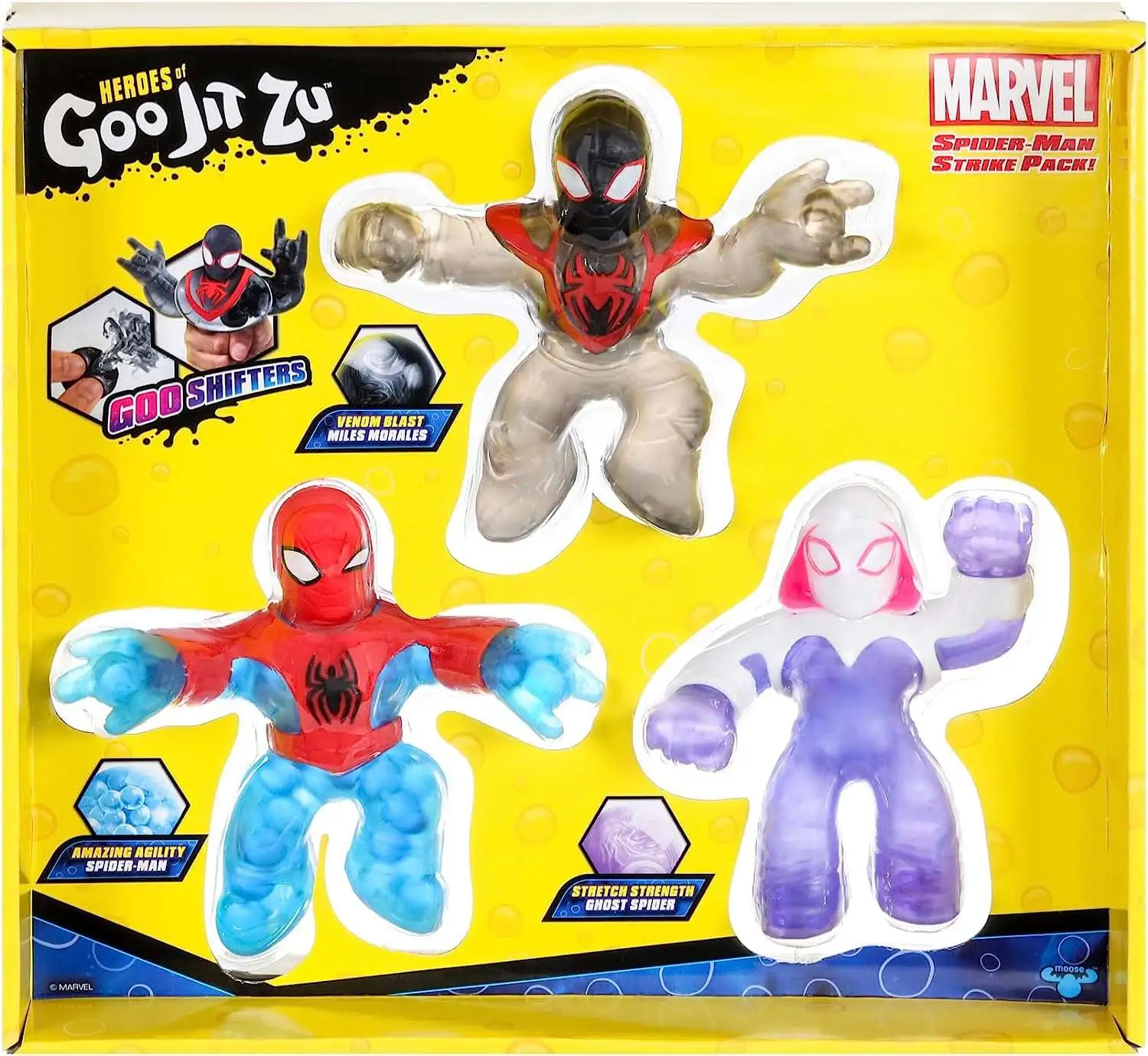 Heroes of Goo Jit Zu Marvel Amazing Agility Spider-Man, Stretch