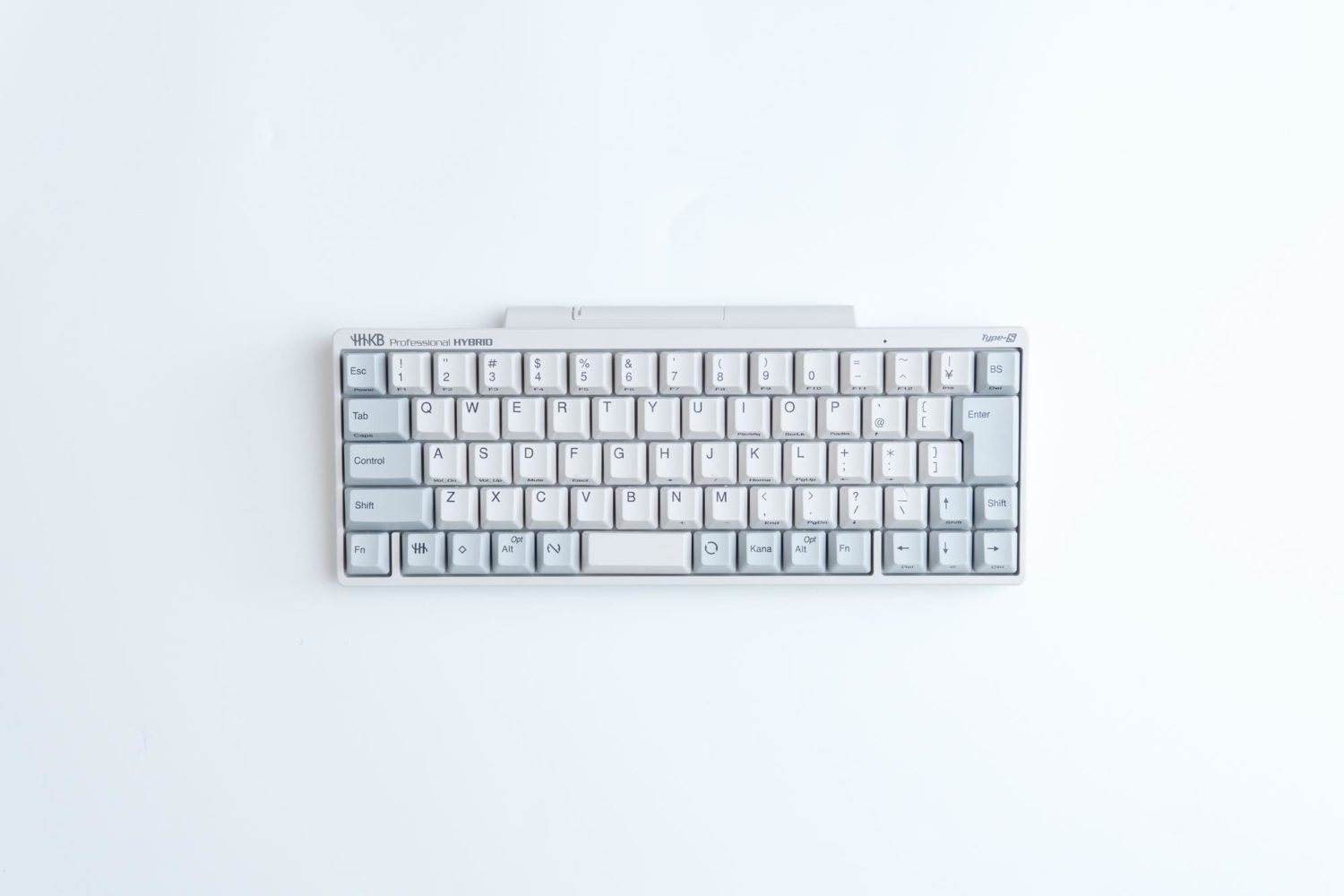 真っ白な『HHKB Professional HYBRID Type-S 雪』レビュー。無刻印化の