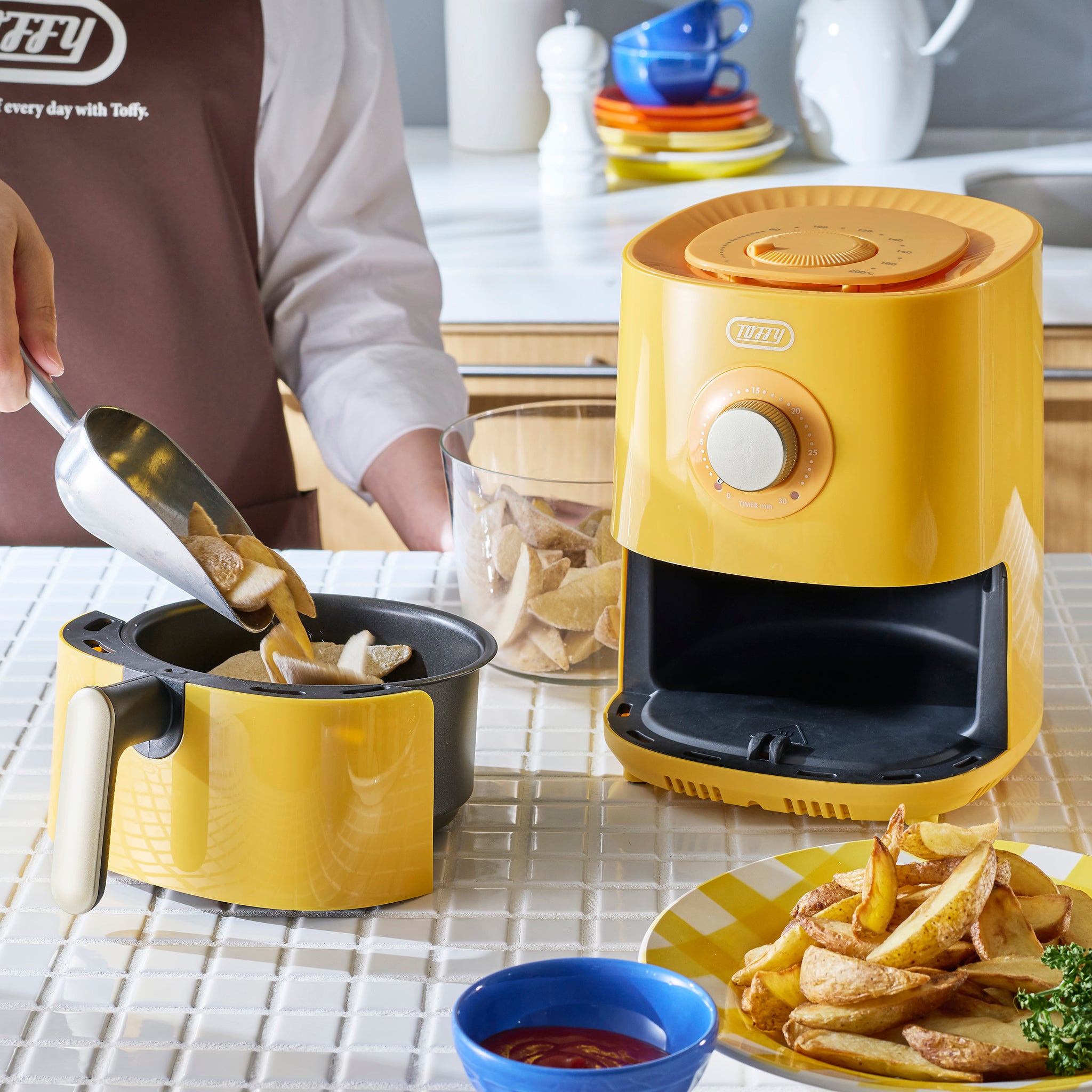 TOFFY HAPPY COLLECTION エアフライヤーミニ＜1.2L＞ ｜ Toffy公式