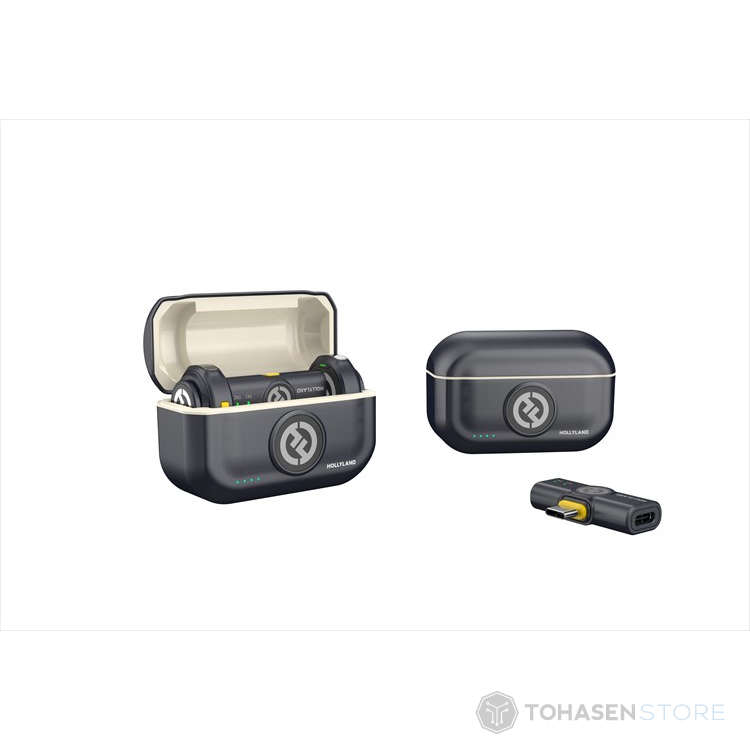 Hollyland Lark M2 with USB-C Plug (Duo,Shine Charcoal)