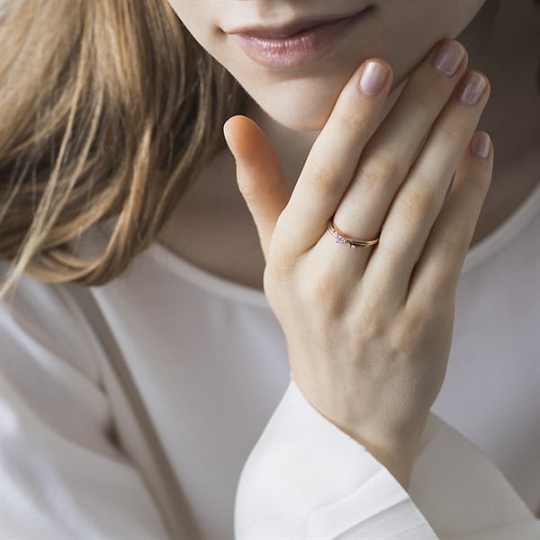 K10ピンクゴールド リング | 111446143109 | 【公式】4℃ジュエリー