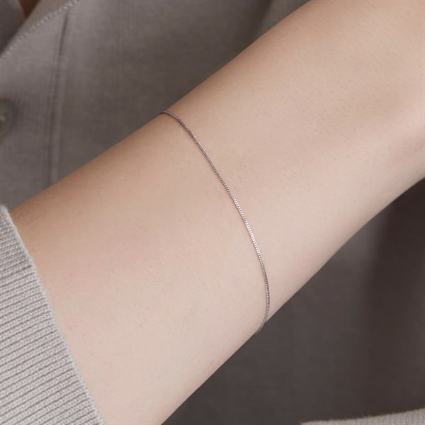 プラチナ ブレスレット | 112243334002 | 【公式】4℃ HOMME+