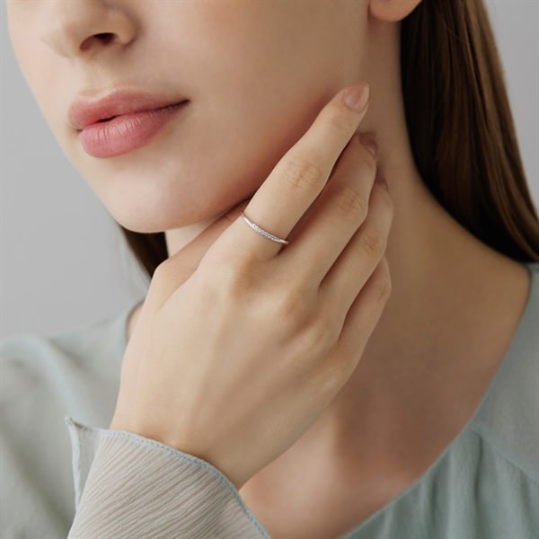 K10ホワイトゴールド リング | 112346143201 | 【公式】4℃ジュエリー