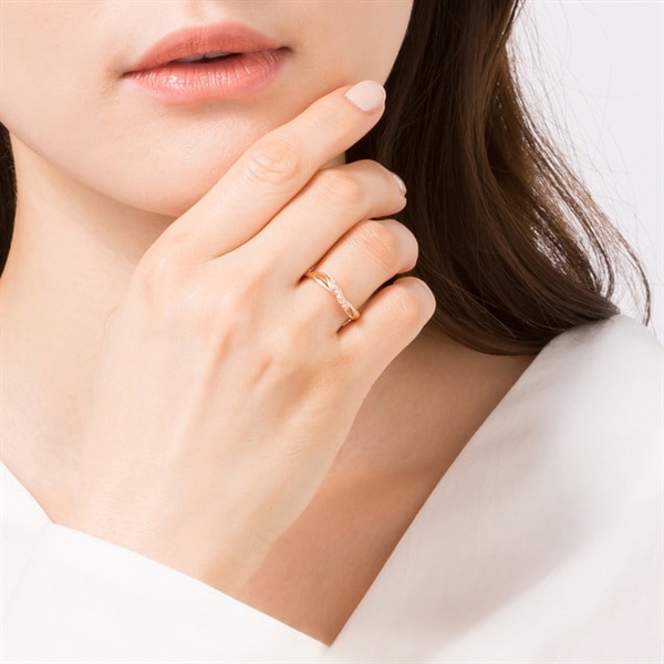 K18ピンクゴールド リング | 141541143101 | 【公式】EAU DOUCE4