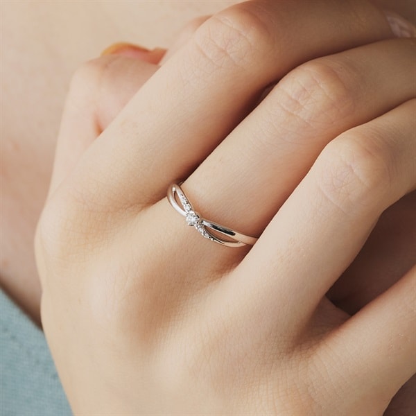 K18ホワイトゴールド リング | 151911143202 | 【公式】Canal4