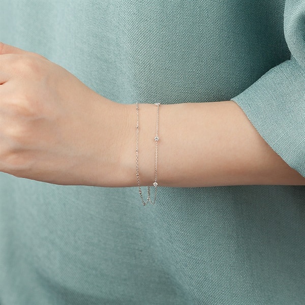 K10ホワイトゴールド ブレスレット | 151936133203 | 【公式】Canal4