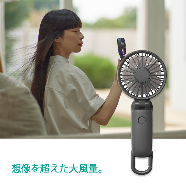 BBIQ特選ショップ | 【RHYTHM（リズム）】ハンディファン Silky Wind