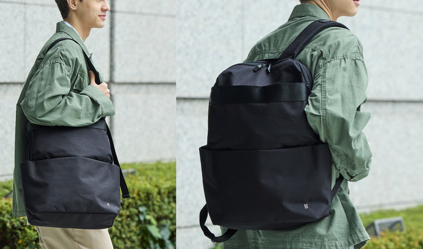 新製品】背負う＆ショルダー『STLAKT ラウンドバックパック』で街もPC