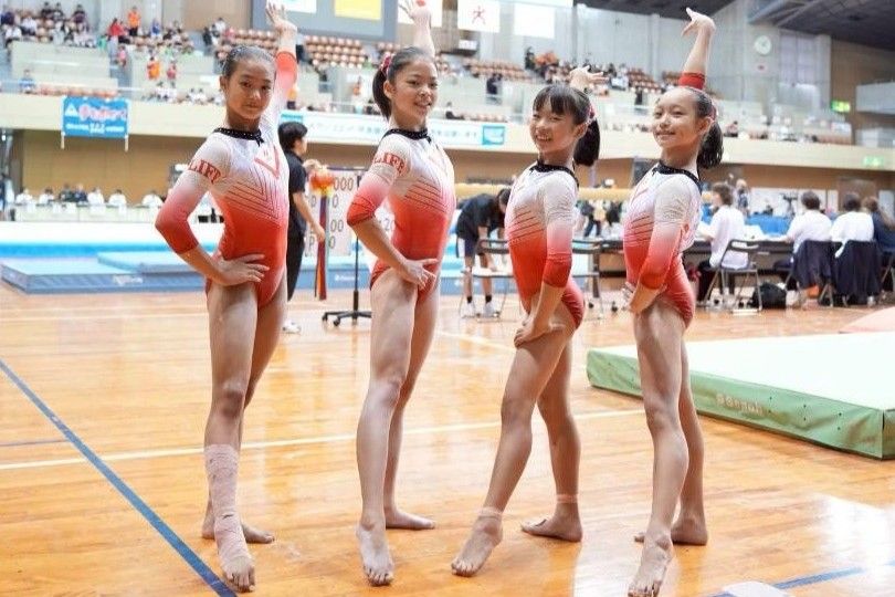 全国中学校体育大会】第8日 体操女子団体でLIFEクラブ7位 1、2年生